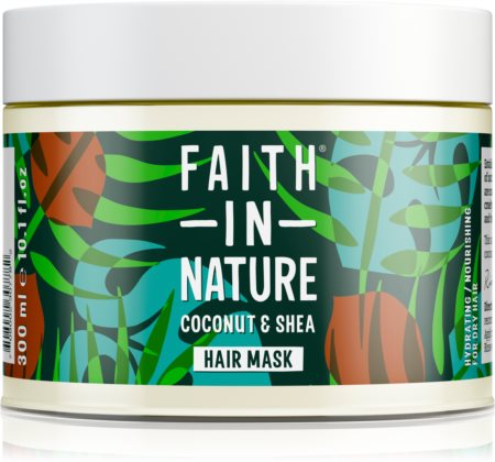 Faith In Nature Coconut & Shea Återfuktande mask för torrt och skadat hår