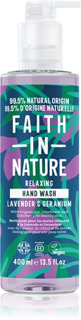 Faith In Nature Lavender & Geranium Săpun natural pentru mâini cu esente de lavanda