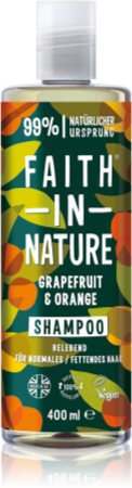 Faith In Nature Grapefruit & Orange shampoing naturel pour cheveux normaux à gras