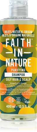 Faith In Nature Grapefruit & Orange shampoing naturel pour cheveux normaux à gras