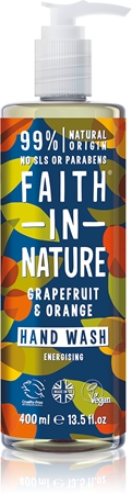 Faith In Nature Grapefruit & Orange savon liquide naturel mains