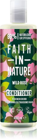 Faith In Nature Wild Rose regenerierender Conditioner Für normales bis trockenes Haar