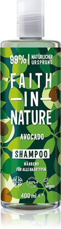 Faith In Nature Avocado περιποιητικό σαμπουάν για όλους τους τύπους μαλλιών