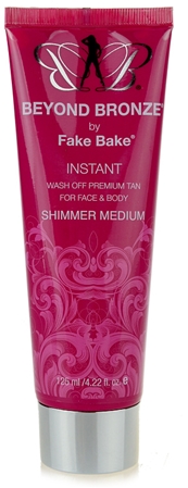 Fake Bake Beyond Bronze Wash Off Self-Tanning Milk with Glitter