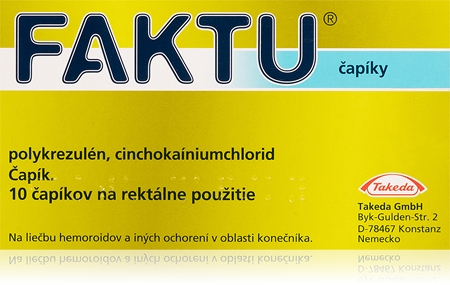 Faktu Faktu čapíky čapíky na hemoroidy