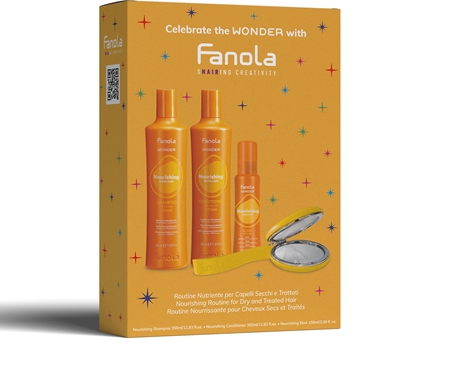 Fanola Wonder Nourishing Christmas Set zestaw upominkowy zapewniający odżywienie i blask
