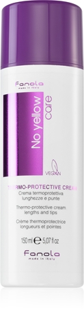 Fanola No Yellow Thermo-Protective Cream vyživující a termoochranný krém pro blond a melírované vlasy