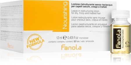 Fanola Nourishing intenzivni vlažilni serum za suhe in poškodovane lase