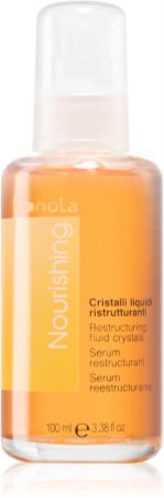 Fanola Nourishing Cristalli Liquidi ελαιώδης ορός για ξηρά και κατεστραμμένα μαλλιά