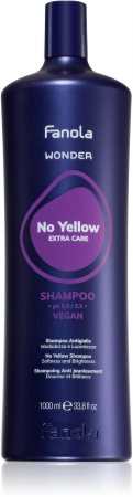 Fanola Wonder No Yellow Extra Care Shampoo Shampoo zum Neutralisieren von Gelbstich