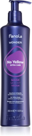 Fanola Wonder No Yellow Extra Care Mask mascarilla para cabello neutralizante para tonos amarillos