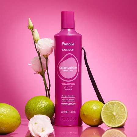 Fanola Wonder Color Locker Shampoo Illuminating and Bronzing Shampoo for Colored Hair