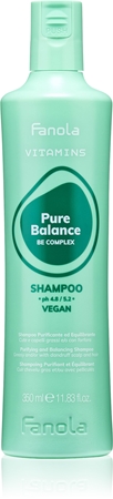 Fanola Vitamins Pure Balance Shampoo Purifying Shampoo to treat oily dandruff