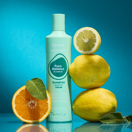 Fanola Vitamins Pure Balance Shampoo Purifying Shampoo to treat oily dandruff