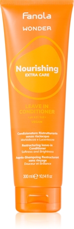 Fanola Wonder Nourishing Conditioner Kondicionieris, kas nav jāizskalo barošanai un spīdumam