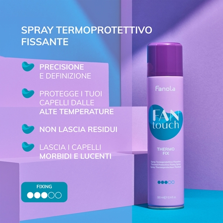 Fanola FAN touch spray fissante per la termoprotezione dei capelli