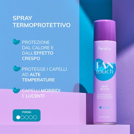 Fanola FAN touch spray per capelli per la termoprotezione dei capelli