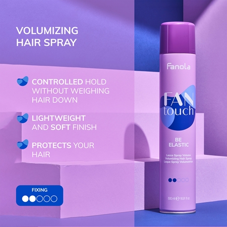 Fanola FAN touch hairspray for impeccable volume