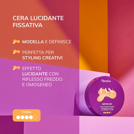 Fanola FAN touch cera per capelli per fissare e modellare