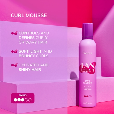 Fanola FAN touch Mousse för lockigt hår