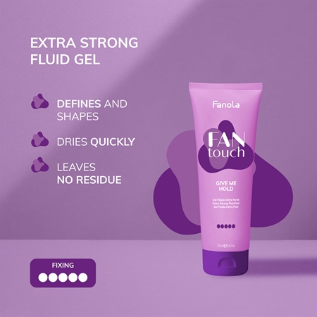 Fanola FAN touch Extra Strong Gel for hair