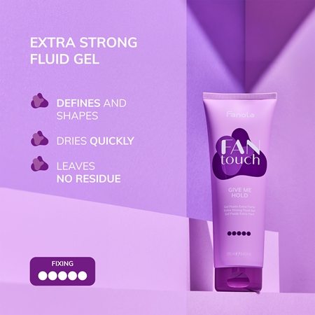 Fanola FAN touch extra strong gel for hair