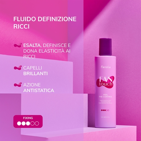 Fanola FAN touch Feel The Control lozione per modellare i ricci