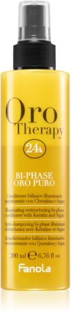 Fanola Oro Therapy Bi-Phase Oro Puro ausspülfreier Conditioner im Spray für mattes Haar