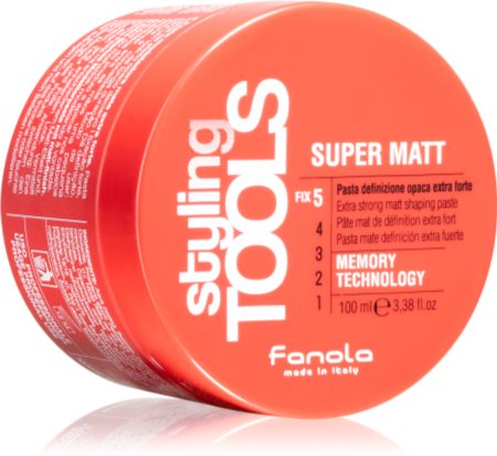 Fanola Styling Tools Super Matt pasta matificante fijación ultra fuerte