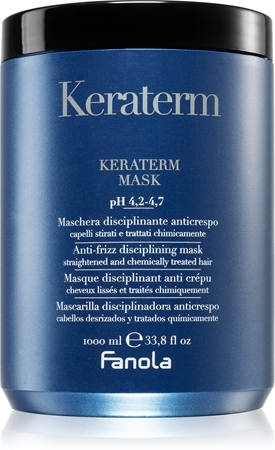 Fanola Keraterm Mask masque lissant pour cheveux indisciplinés et frisottis