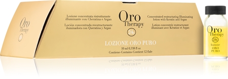 Fanola Oro Therapy Lozione Oro Puro Juuksehooldus tuhmidele juustele