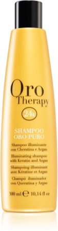 Fanola Oro Therapy Shampoo Oro Puro aufhellendes Shampoo für mattes Haar