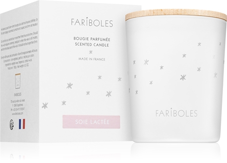 FARIBOLES Grey Silk & Milk vonná sviečka