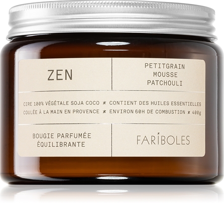 FARIBOLES Green Zen scented candle