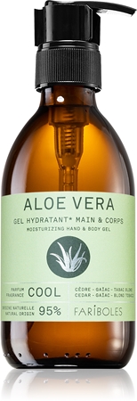 FARIBOLES Green Aloe Vera Cool gel idratante per mani e corpo