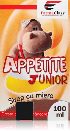 FarmaClass Industry Appetite Junior sirop pentru susținerea imunității și a digestiei