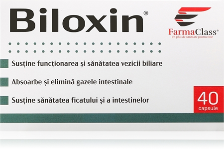 FarmaClass Industry  Biloxin capsule pentru o bună digestie