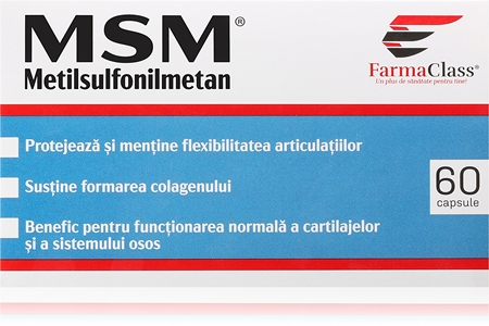 FarmaClass Industry MSM capsule muschii si articulatiile