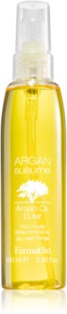 FarmaVita Argan Sublime Öl-Elixier für glänzendes und glattes Haar