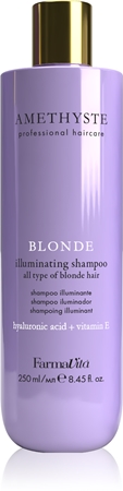 FarmaVita Amethyste Blonde Violet Shampoo neutralising yellow tones