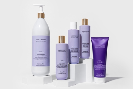 FarmaVita Amethyste Blonde Violet Shampoo neutralising yellow tones