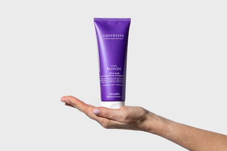 FarmaVita Amethyste Cool Blonde masque hydratant pour nuances de blond froides