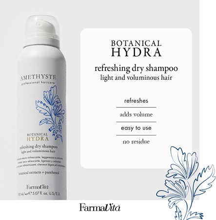FarmaVita Amethyste Botanical Hydra Dry Shampoo with moisturising effect