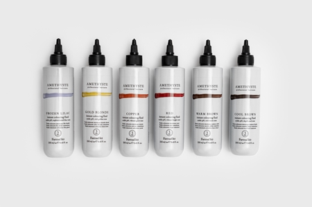 FarmaVita Amethyste Instant Colouring Fluid Bonding Color Mask pour cheveux gris