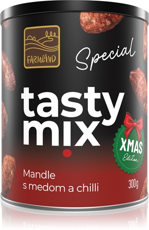 Farmland Special Tasty Mix Vánoční mandle s medem a chilli pikantní ořechy s medem