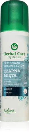 Farmona Herbal Care Black Mint Deodorant Spray für Füße und Schuhe