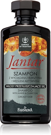 Farmona Jantar shampoo al carbone attivo per capelli grassi