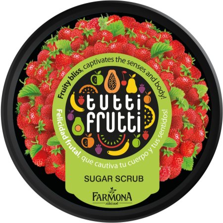 Farmona Tutti Frutti Wild Strawberry Body Peeling met Suiker
