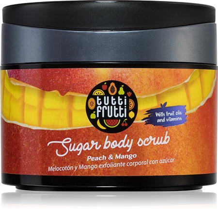 Farmona Tutti Frutti Peach & Mango exfoliante corporal a base de azúcar