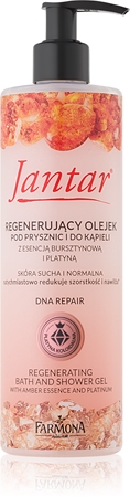Farmona Jantar gel douche régénérant pour peaux normales et sèches